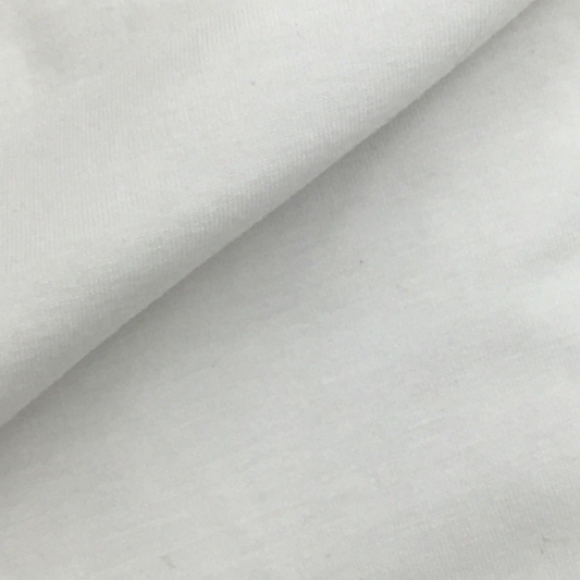 Modal Spandex Single Jersey  (White)