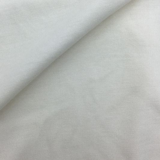 Bamboo Single Jersey (White)